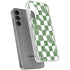 Marijuana Green Checkered Galaxy S24 Plus Clear Case